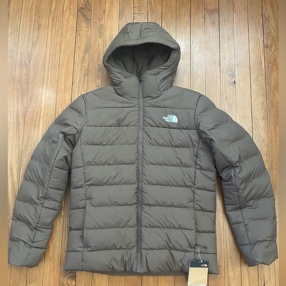 The North Face Men's Aconcagua 3 Fleece Lined Down Hoody Medium Smokey Brown